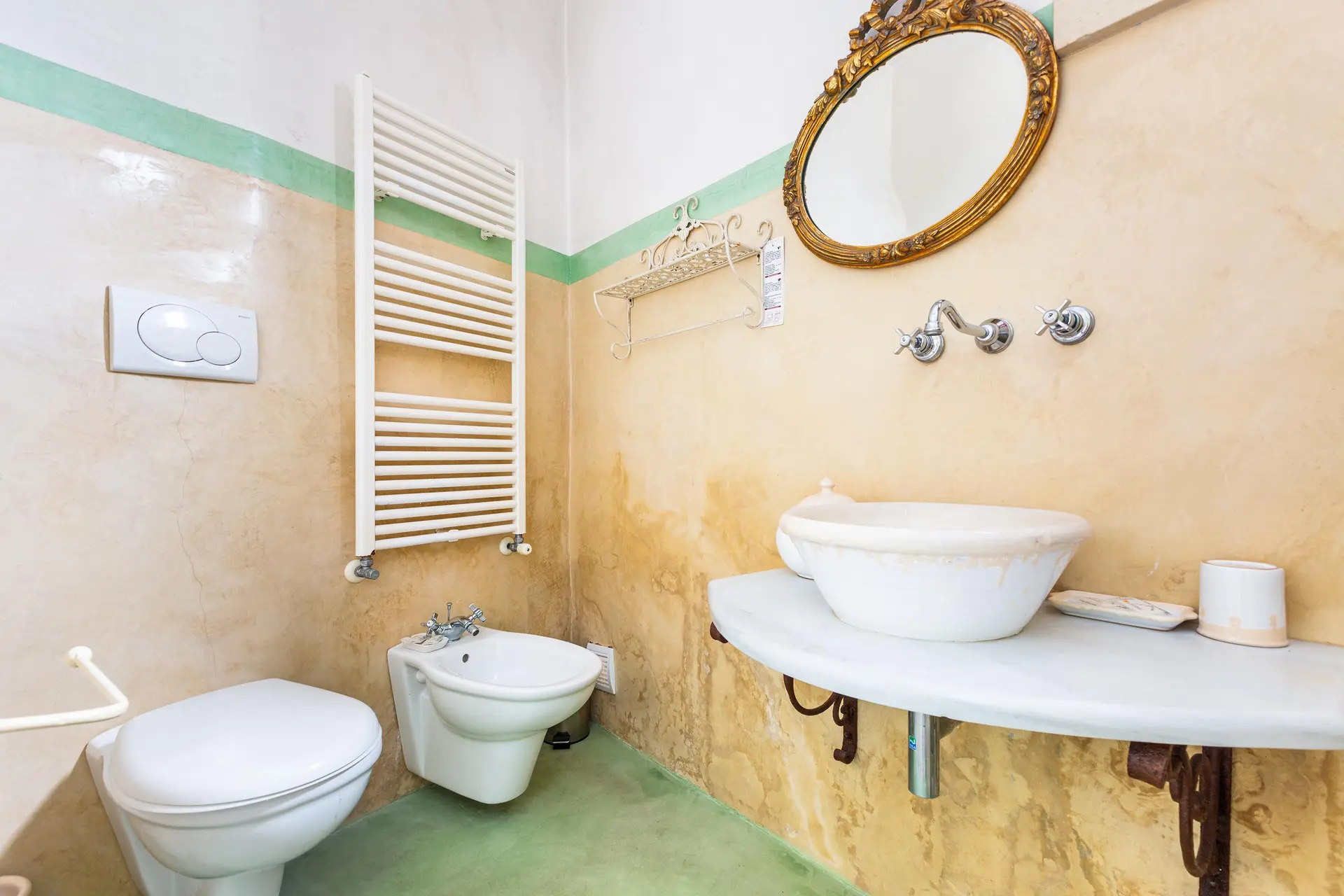Bagno privato della camera Minerva